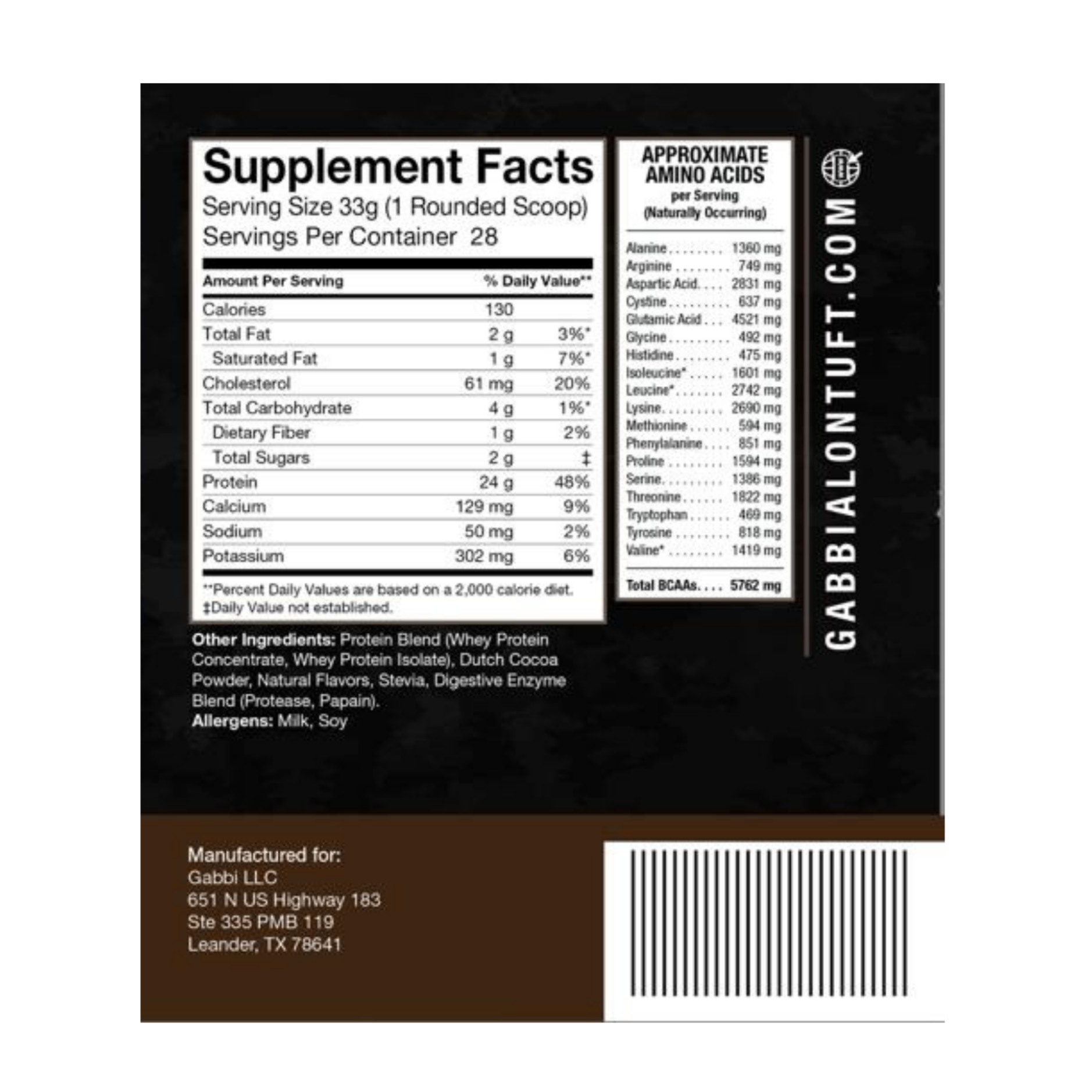 Cold-Processed Natural Whey Protein