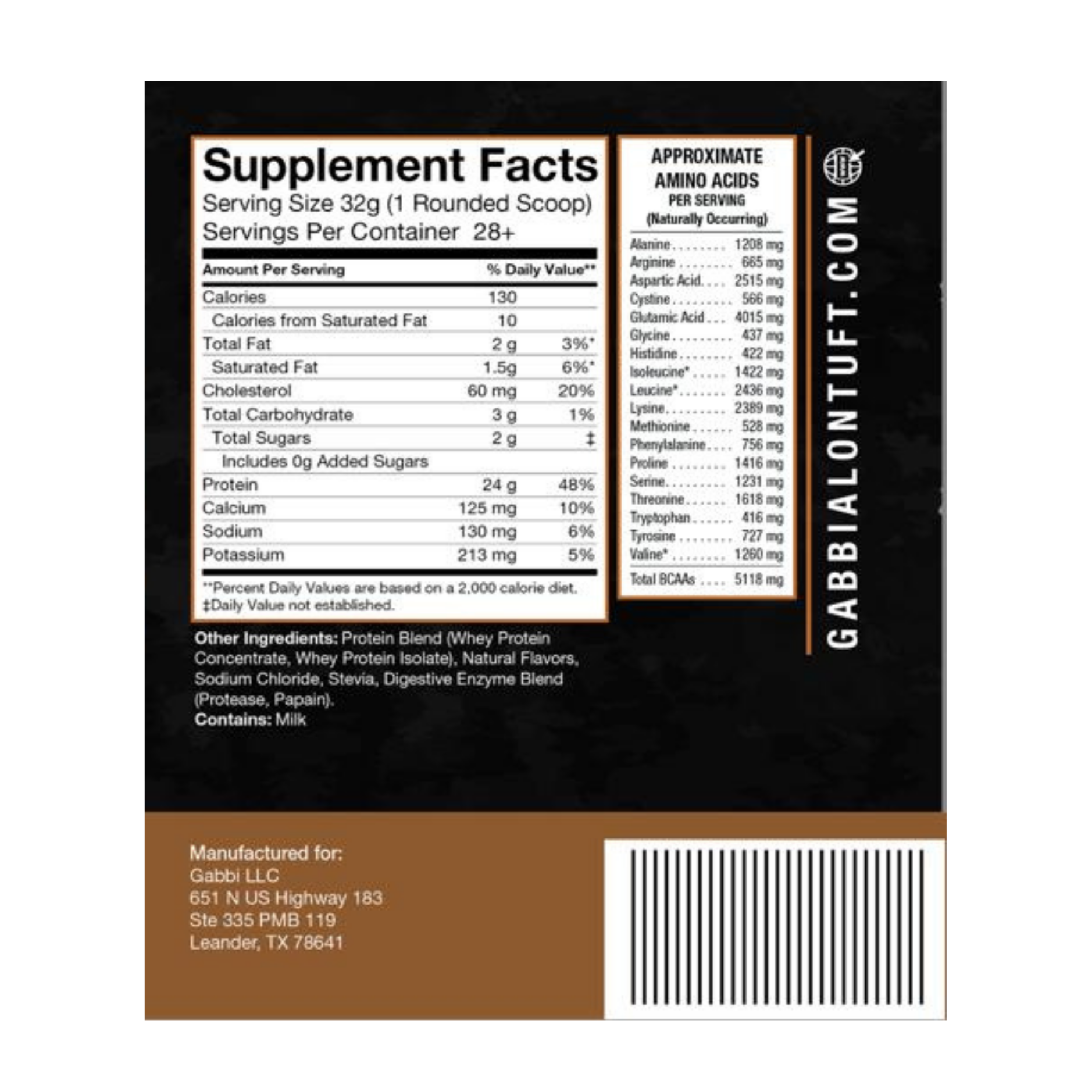 Cold-Processed Natural Whey Protein