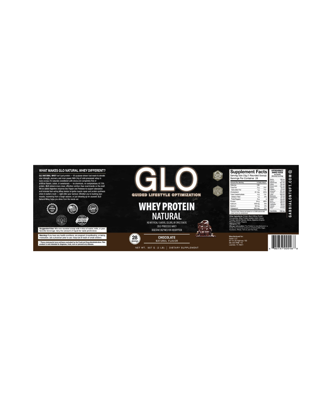Cold-Processed Natural Whey Protein