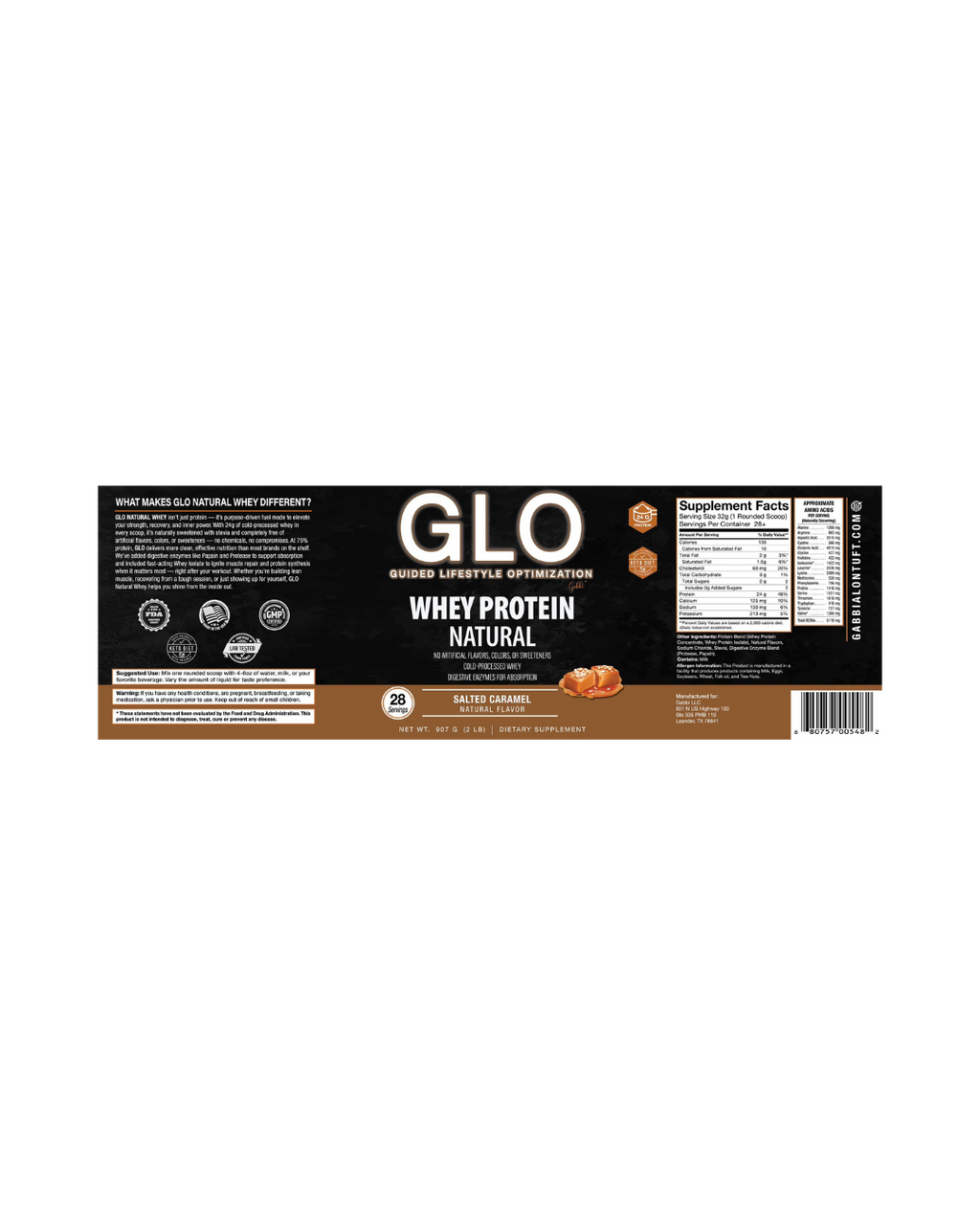 Cold-Processed Natural Whey Protein