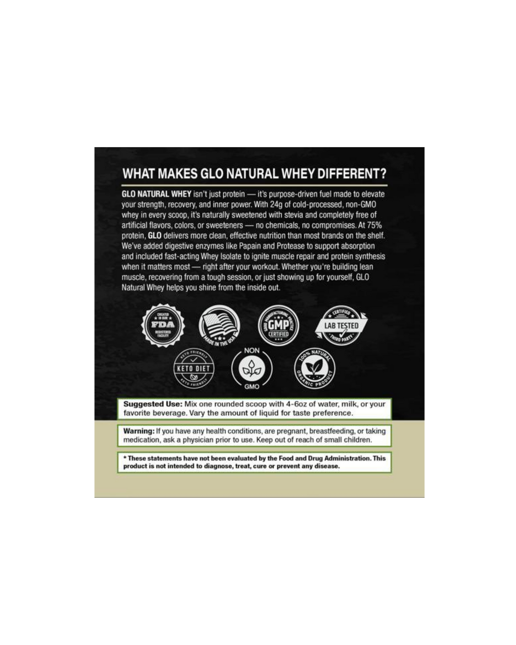 Cold-Processed Natural Whey Protein