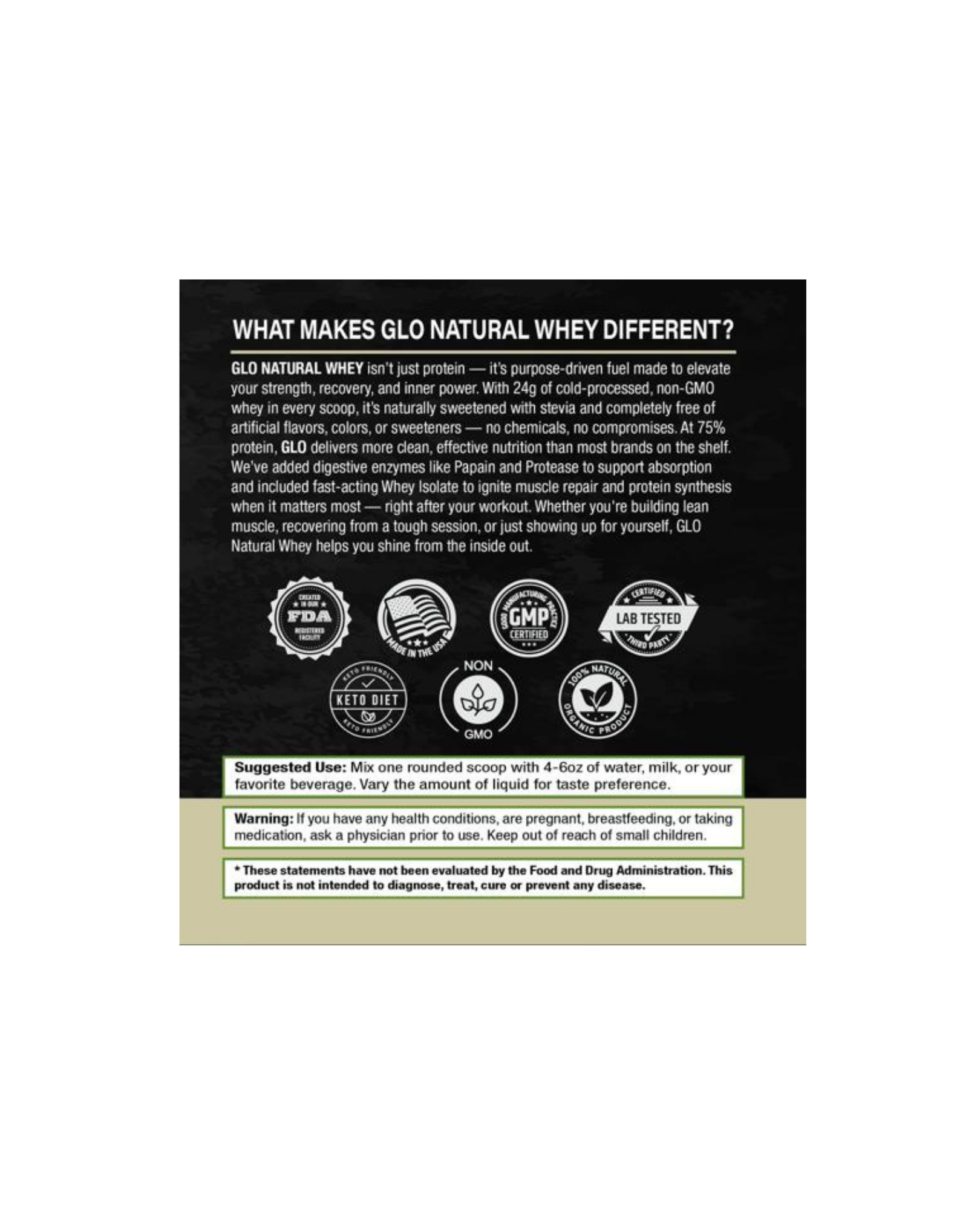 Cold-Processed Natural Whey Protein